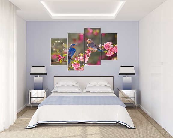 tranh treo phong ngu vo chong1